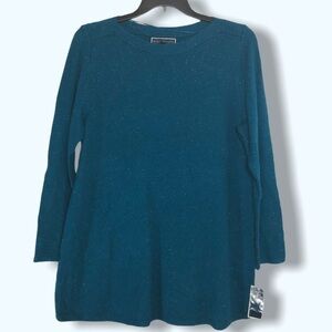 NWT Karen Scott Blue Knit Sweater Sz 1X